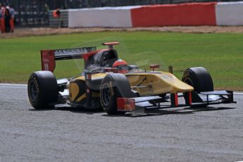 World © Octane Photographic Ltd. 2011. British GP, Silverstone, Saturday 9th July 2011. GP2 Race 1. Romain Grosjean - DAMS. Digital Ref: 0109LW7D6558