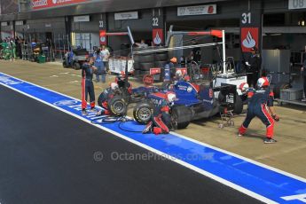 World © Octane Photographic Ltd. 2011. British GP, Silverstone, Saturday 9th July 2011. GP2 Race 1. Sam Bird - iSport International Pit Stop. Digital Ref: 0109LW1D2466