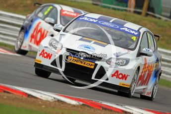 © Octane Photographic Ltd. 2011. British Touring Car Championship – Snetterton 300, Tom Onslow-Cole and Tom Chilton - Ford Focus - Team Aon. Saturday 6th August 2011. Digital Ref : 0121CB7D9480