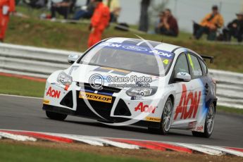 © Octane Photographic Ltd. 2011. British Touring Car Championship – Snetterton 300, Tom Onslow-Cole - Ford Focus - Team Aon. Saturday 6th August 2011. Digital Ref : 0121CB7D9561