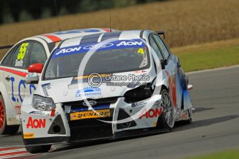 © Octane Photographic Ltd. 2011. British Touring Car Championship – Snetterton 300, Tom Onslow-Cole - Ford Focus - Team Aon. Sunday 7th August 2011. Digital Ref : 0124CB1D4273