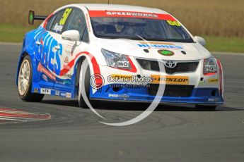 © Octane Photographic Ltd. 2011. British Touring Car Championship – Snetterton 300, Tony Hughes - Toyota Avensis - Speedworks Motorsport. Sunday 7th August 2011. Digital Ref : 0124CB1D4353