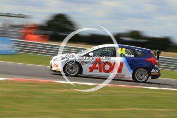 © Octane Photographic Ltd. 2011. British Touring Car Championship – Snetterton 300, Andy Neate - Ford Focus - Team Aon. Sunday 7th August 2011. Digital Ref : 0124CB7D0034