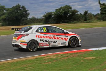 © Octane Photographic Ltd. 2011. British Touring Car Championship – Snetterton 300, Sunday 7th August 2011. Matt Neal - Honda Civic - Honda Racing Team. Digital Ref : 0124LW7D0206