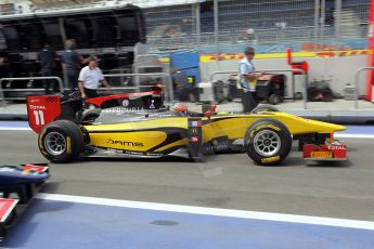 © Octane Photographic Ltd. 2011. European Formula1 GP, Friday 24th June 2011. GP2 Practice. Romain Grosjean - Dams. Digital Ref: 0082CB1D6259