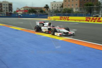 © Octane Photographic Ltd. 2011. European Formula1 GP, Friday 24th June 2011. GP2 Practice. Julian Leal - Rapax. Digital Ref: 0082CB1D6288