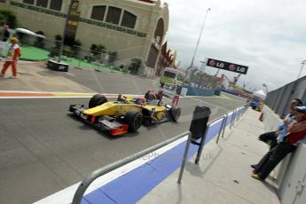 © Octane Photographic Ltd. 2011. European Formula1 GP, Friday 24th June 2011. GP2 Practice. Romain Grosjean - Dams. Digital Ref: 0082CB1D6321