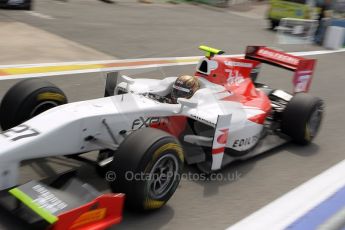 © Octane Photographic Ltd. 2011. European Formula1 GP, Friday 24th June 2011. GP2 Practice. Davide Valsecchi - Caterham Team AirAsia. Digital Ref: 0082CB1D6379