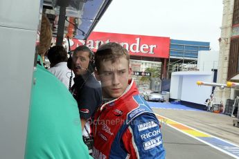 © Octane Photographic Ltd. 2011. European Formula1 GP, Friday 24th June 2011. GP2 Practice. Josef Kral back on the Arden International pitwall. Digital Ref: 0082CB1D6581