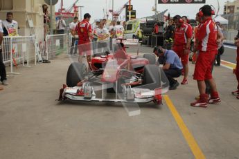 © Octane Photographic Ltd. 2011. European Formula1 GP, Friday 24th June 2011. Formula 1 paddock. F1 Pit Lane Atmosphere Digital Ref: 0086CB1D6705