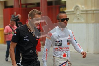 © Octane Photographic Ltd. 2011. European Formula1 GP, Friday 24th June 2011. Formula 1 paddock. Lewis Hamilton - Vodafone McLaren Racing Digital Ref:  0086LW7D6123