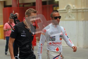 © Octane Photographic Ltd. 2011. European Formula1 GP, Friday 24th June 2011. Formula 1 paddock. Lewis Hamilton - Vodafone McLaren Racing Digital Ref: 0086LW7D6123