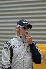 © Octane Photographic Ltd. 2011. European Formula1 GP, Friday 24th June 2011. Formula 1 paddock. Pastor Maldonado - AT&T Williams Digital Ref: 0086LW7D6159
