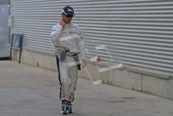 © Octane Photographic Ltd. 2011. European Formula1 GP, Friday 24th June 2011. Formula 1 paddock. Rubens Barrichello - AT&T Williams Digital Ref: 0086LW7D6189