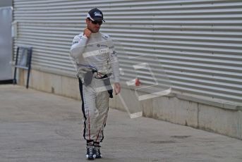 © Octane Photographic Ltd. 2011. European Formula1 GP, Friday 24th June 2011. Formula 1 paddock. Rubens Barrichello - AT&T Williams Digital Ref:  0086LW7D6189