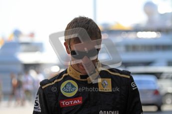 © Octane Photographic Ltd. 2011. European Formula1 GP, Saturday 25th June 2011. Formula 1 paddock. Vitaly Petrov - Lotus Renault GP Digital Ref:  0087LW7D6228