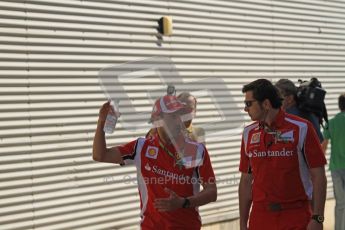 © Octane Photographic Ltd. 2011. European Formula1 GP, Saturday 25th June 2011. Formula 1 paddock. Ferrari Team Members Digital Ref: 0087LW7D6233