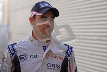 © Octane Photographic Ltd. 2011. European Formula1 GP, Saturday 25th June 2011. Formula 1 paddock. Pastor Maldonado - AT&T Williams Digital Ref: 0087LW7D6277