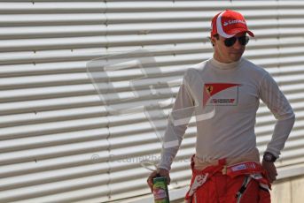 © Octane Photographic Ltd. 2011. European Formula1 GP, Saturday 25th June 2011. Formula 1 paddock. Felipe Massa - Scuderia Ferrari Marlboro Digital Ref: 0087LW7D6283