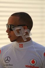 © Octane Photographic Ltd. 2011. European Formula1 GP, Saturday 25th June 2011. Formula 1 paddock. Lewis Hamilton - Vodafone McLaren Mercedes Digital Ref: 0087LW7D6323