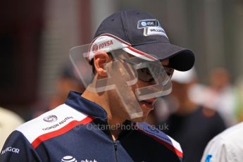 © Octane Photographic Ltd. 2011. European Formula1 GP, Sunday 26th June 2011. F1 Paddock Sunday. Pastor Maldonado - AT&T Williams Digital Ref: LW7D6438