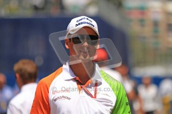 © Octane Photographic Ltd. 2011. European Formula1 GP, Sunday 26th June 2011. F1 Paddock Sunday. Adrian Sutil - Force India F1 Team Digital Ref:  LW7D6462