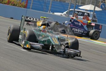 © Octane Photographic Ltd. 2011. European Formula1 GP, Sunday 26th June 2011. GP2 Sunday race. Esteban Gutiérrez - Lotus ART. Digital Ref: 0090CB1D9167