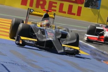 © Octane Photographic Ltd. 2011. European Formula1 GP, Sunday 26th June 2011. GP2 Sunday race. Jolyon Palmer - Arden International running wide. Digital Ref: 0090CB1D9307