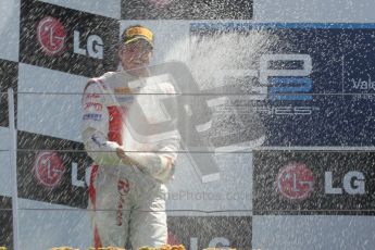 © Octane Photographic Ltd. 2011. European Formula1 GP, Sunday 26th June 2011. GP2 Sunday race. Race 2 Podium, Esteban Gutiérrez - Lotus ART, Luiz Razia - Caterham Team AirAsia, Giedo Van Der Garde - Barwa Addax Team. Digital Ref: 0090CB1D9613