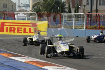 © Octane Photographic Ltd. 2011. European Formula1 GP, Sunday 26th June 2011. GP3 Sunday race. Michael Chistensen leads Luciano Bacheta both of RSC Mucke Motorsport. Digital Ref:  0091CB1D8708