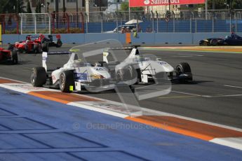 © Octane Photographic Ltd. 2011. European Formula1 GP, Sunday 26th June 2011. GP3 Sunday race. Gabby Chaves leads Dean Smith - both Addax Team. Digital Ref:  0091CB1D8807