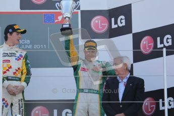© Octane Photographic Ltd. 2011. European Formula1 GP, Sunday 26th June 2011. GP3 Sunday race, James Calado. Digital Ref:  0091CB1D8918