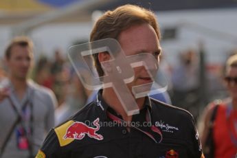 © Octane Photographic Ltd. 2011. Formula 1 World Championship – Italy – Monza – 11th September 2011. Race Day in the Paddock. Christian Horner walking into the paddock before the race. Digital Ref : 0193LW7D6255