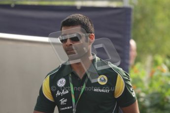 © Octane Photographic Ltd. 2011. Formula 1 World Championship – Italy – Monza – 11th September 2011. Race Day in the Paddock. Karun Chandok in the paddock. Digital Ref : 0193LW7D6296