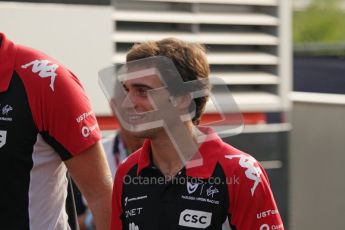 © Octane Photographic Ltd. 2011. Formula 1 World Championship – Italy – Monza – 11th September 2011. Race Day in the Paddock. Jerome D'Ambrosio in the paddock on race morning. Digital Ref : 0193LW7D6334