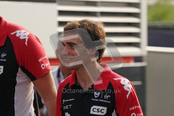 © Octane Photographic Ltd. 2011. Formula 1 World Championship – Italy – Monza – 11th September 2011. Race Day in the Paddock. Jerome D'Ambrosio in the paddock on race morning. Digital Ref : 0193LW7D6334