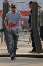 © Octane Photographic Ltd. 2011. Formula 1 World Championship – Italy – Monza – 11th September 2011. Race Day in the Paddock. Jamie Alguersuri walking into the paddock before the race. Digital Ref : 0193LW7D6362