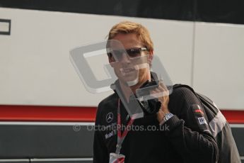 © Octane Photographic Ltd. 2011. Formula 1 World Championship – Italy – Monza – 11th September 2011. Race Day in the Paddock. Jenson Button walking into the paddock before the race. Digital Ref : 0193LW7D6609