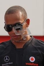 © Octane Photographic Ltd. 2011. Formula 1 World Championship – Italy – Monza – 11th September 2011. Race Day in the Paddock. Lewis Hamilton in the paddock. Digital Ref : 0193LW7D6711