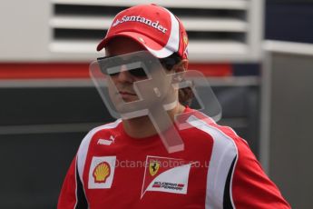 © Octane Photographic Ltd. 2011. Formula 1 World Championship – Italy – Monza – 11th September 2011. Race Day in the Paddock. Felipe Massa in the paddock before the race. Digital Ref : 0193LW7D6814