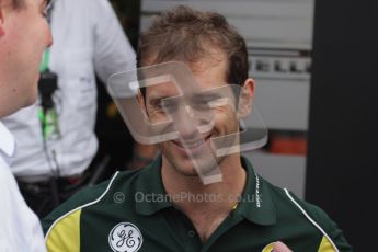© Octane Photographic Ltd. 2011. Formula 1 World Championship – Italy – Monza – 11th September 2011. Race Day in the Paddock. Jarno Trulli walking down the paddock after the driver's parade. Digital Ref : 0193LW7D7010