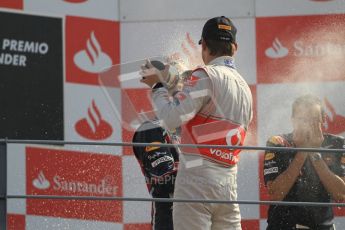 © Octane Photographic Ltd. 2011. Formula 1 World Championship – Italy – Monza – 11th September 2011 – Podium – Digital Ref : 0178CB1D4237