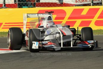 © Octane Photographic Ltd. 2011. Formula 1 World Championship – Italy – Monza – 9th September 2011 – Kamui Kobayashi - Sauber C30, Free practice 1 – Digital Ref : 0173CB1D1687