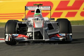 © Octane Photographic Ltd. 2011. Formula 1 World Championship – Italy – Monza – 9th September 2011 – Sergio Perez, Sauber C30 - Free practice 1 – Digital Ref : 0173CB1D1723