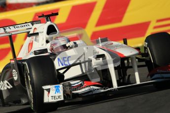 © Octane Photographic Ltd. 2011. Formula 1 World Championship – Italy – Monza – 9th September 2011 – Kamui Kobayashi - Sauber C30, Free practice 1 – Digital Ref : 0173CB1D1734