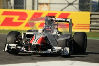 © Octane Photographic Ltd. 2011. Formula 1 World Championship – Italy – Monza – 9th September 2011 – Daniel Ricciardo, HRT F111 - Free practice 1 – Digital Ref :  0173CB1D1799