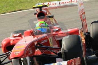 © Octane Photographic Ltd. 2011. Formula 1 World Championship – Italy – Monza – 9th September 2011 – Felipe Massa, Ferrari F150 - Free practice 1 – Digital Ref :  0173CB1D1973