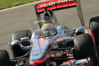 © Octane Photographic Ltd. 2011. Formula 1 World Championship – Italy – Monza – 9th September 2011 – Lewis Hamilton, Vodafone McLaren Mercedes MP4/26 - Free practice 1 – Digital Ref : 0173CB1D2134