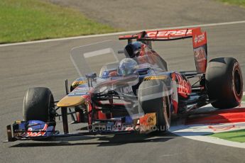 © Octane Photographic Ltd. 2011. Formula 1 World Championship – Italy – Monza – 9th September 2011 –  Sebastien Buemi, Torro Roso STR6 - Free practice 1 – Digital Ref :  0173CB1D2200