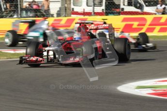 © Octane Photographic Ltd. 2011. Formula 1 World Championship – Italy – Monza – 9th September 2011 – Timo Glock - Virgin Marussia Racing VMR02, Free practice 1 – Digital Ref : 0173CB7D5772